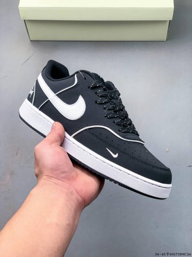 Collection Company-Level Nike Court Vision Low Leather Versatile Casual Sneakers