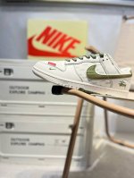Nike Sb Dunk Low "Stussy Joint" Anniversary High-End Custom Low-Top Casual Shoes