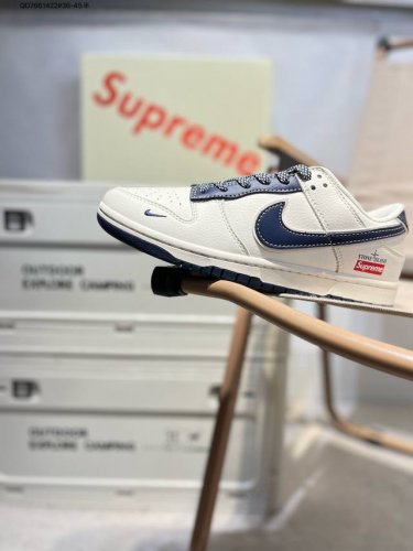 Nike Sb Dunk Low "Supreme Joint" Anniversary High-End Custom Low-Top Casual Shoe