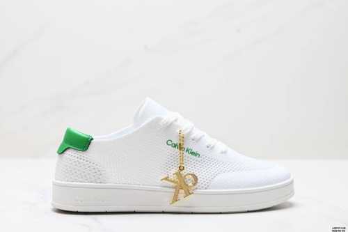 Authentic Calvin Klein Mesh Round-Toe Lace-Up Low-Top Skate Shoes, Sizes: 40-45,