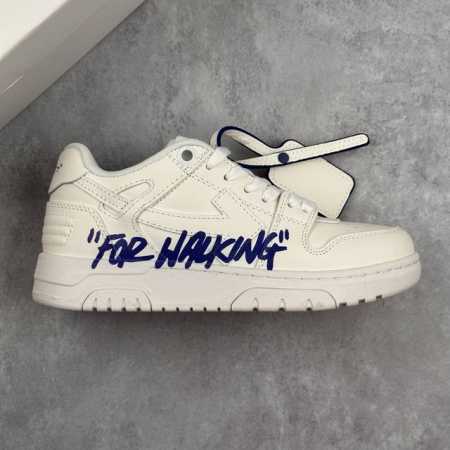 Local Core Private Off-White Out Of Office White And Blue English Ow Low-Top Ret - Click Image to Close