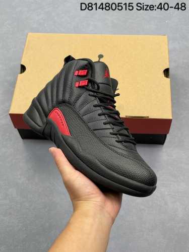 Air Jordan 12 Retro Bloodline High-Top Black/Red Aj12 Jordan 12Th Generation Aj1