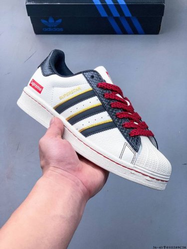 Company-Grade Top Layer! Adidas Superstar Shell-Toe Classic Casual Sneakers Auth