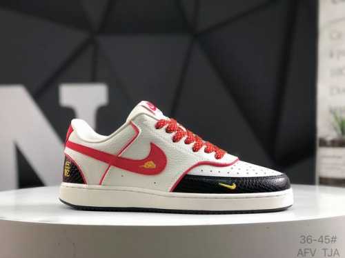 Nike Court Vision Low-Top Versatile Breathable Casual Sports Shoes Combining Com