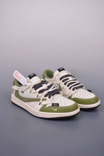 fragment X Travis Scott X Chrome Hearts Strap Deconstruction Air Jordan 1 Low