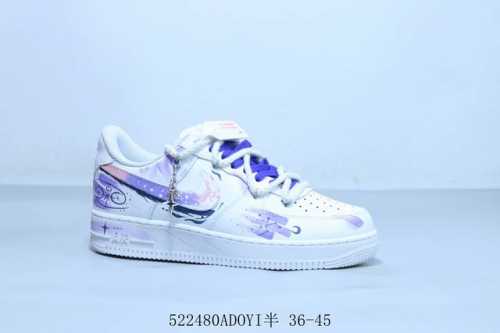 Nike Air Force 1 Af1 Nike Low-Top Air Force One Casual Sneakers With Straps Item