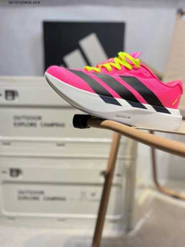 Ad Adizero Evo Sl Lightweight Running Shoes Wear-Resistant Shock-Absorbing Profe