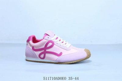 Loewe Ballet Runner Calf Leather Round-Toe Lace-Up Low-Top Waffle Series Lifesty