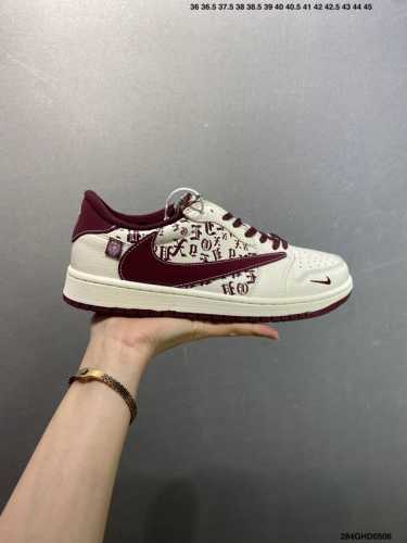 Company-Level Fragment X Travis Scott X Dior Air Jordan 1 Low Three-Way Collabor