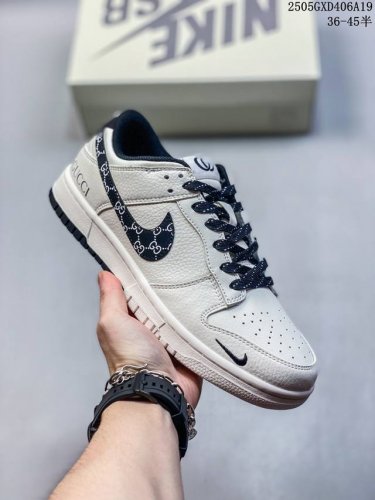 Overseas Hit Limited Sale Company-Level Nike Sb Dunk Low Gucci Joint Beige Black