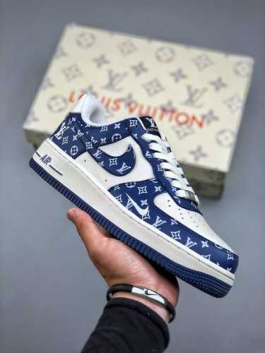 nike Air Force 1'07 Low Lv Joint White And Blue Small White Hook Air Force On