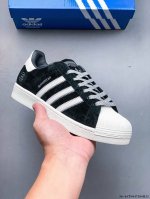 Company Level! Adidas Superstar Shell Head Classic Versatile Casual Sneakers 041