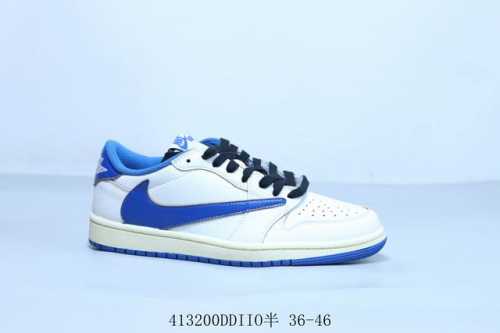 Jordan Air Jordan 1 Low Aj1 Jordan 1 Low-Top Retro Cultural Casual Sports Basket