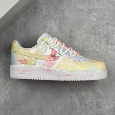 Local Core Private Nike Air Force 1 '07 Low Custom Strap Edition - Cherry Blosso