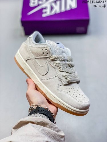 Real Label With Half Size Nike Dunk Low Dunk Series Retro Low-Top Casual Sports