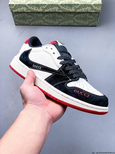 Authentic Half Sizes!Nike Air Jordan Low 1 Low-Top Classic Casual Shoes 0502959F