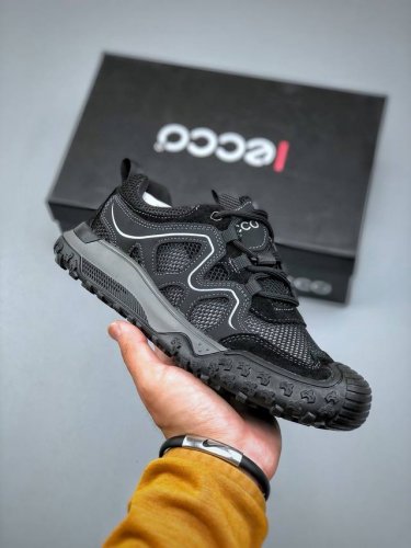 Ecco Men's Summer Mesh Shoes Breathable Sports Shoes Mesh Casual Shoes Cool Outd