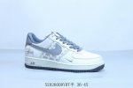 Nike Air Force 1 Af1 Low-Top Casual Sneakers Stussy Model Number Bz6808-101 520