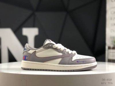Nike Air Jordan 1 Low Custom Aj-High-End Custom Low-Top Retro Culture Sneakers #