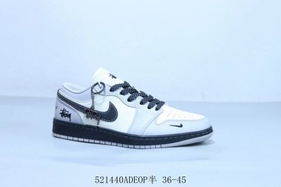 Jordan Air Jordan 1 Low Aj1 Jordan 1 Low-Top Retro Cultural Casual Sports Basket