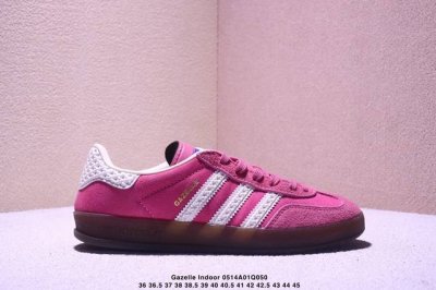 Adidas Originals Gazelle Indoor Retro Three-Stripe Slip-Resistant Transparent Ru
