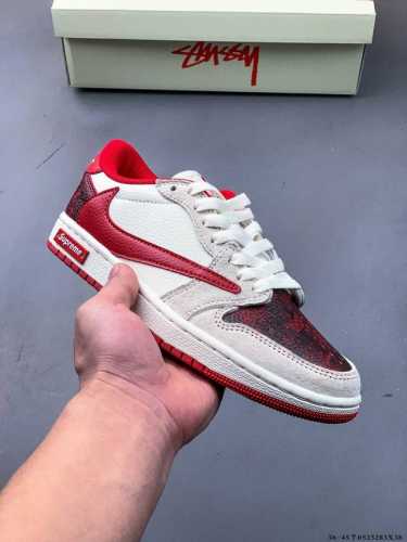 Company-Level First-Layer Nike Air Jordan 1 Low Aj1 Joe 1 Low-Top Trendy Slow-Mo