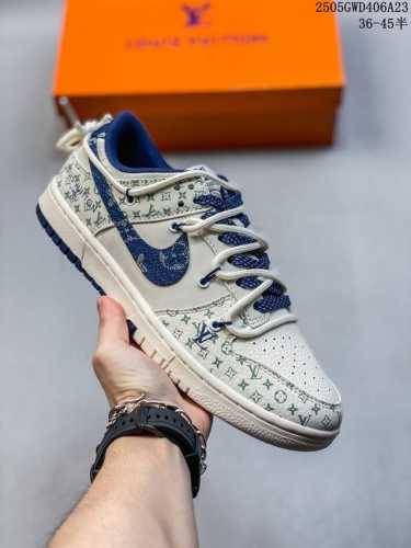 Overseas Hit Limited Sale Company-Level Nike Sb Dunk Low Lv Joint-Lace-Up Denim