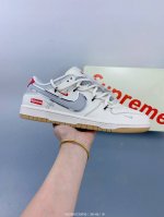 Corporate Nike Sb Dunk Low Sup Series Straps Beige Gray Hook Anniversary High-En