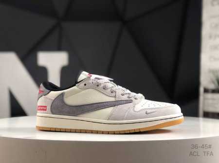 Top Layer With Half Size Nike Air Jordan 1 Low Aj1 Jordan First Generation Low-T - Click Image to Close
