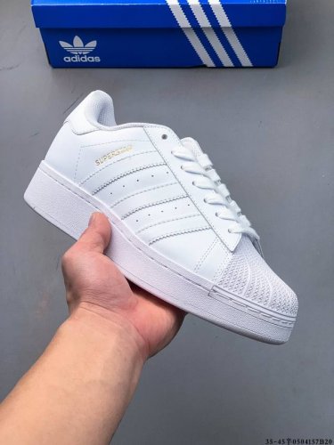 Company-Grade! Adidas Superstar Xlg Shell-Toe Thick Sole Height-Enhancing Versat
