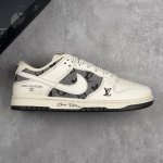 Local Core Private Nk Sb Dunk Low Lv Collaboration Off-White Black Fabric 3M Ref