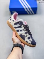Adidas 2025 New Year Red Shoes Clover Gazelle Bold Retro Nostalgic Style Thick S