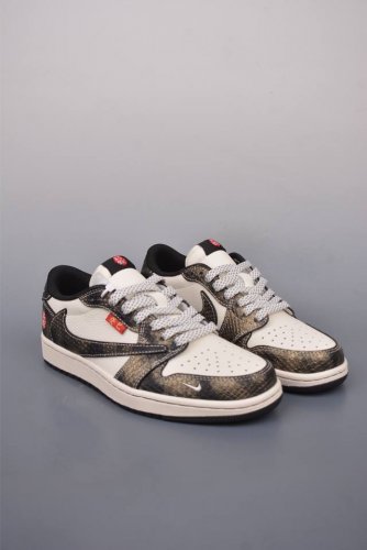 Fragment X Travis Scott X Snake Year Limited Air Jordan 1 Low Three-Party Joint
