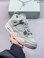 Fversion Air Jordan 4 Retro Jordan Fourth Generation "Net" Mint Green Pure Origi