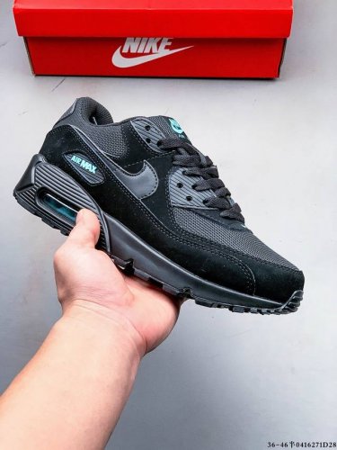 Company Level! Nike Wmns Nike Air Max 90 Oreo Half Palm Air Cushion Full Leather