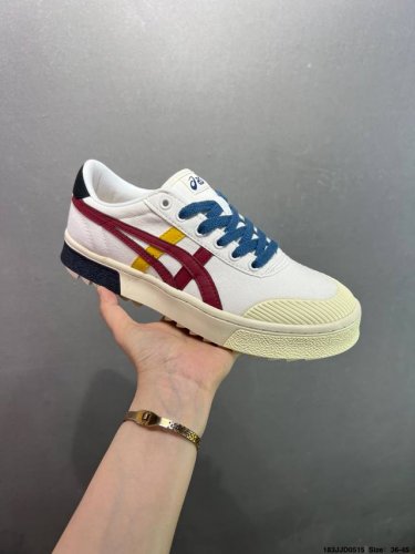 Asics Court Mz 2.0 Unisex College Series Low-Top Retro Thick-Soled Height-Enhanc