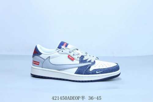 Jordan Air Jordan 1 Low Aj1 Joe 1 Low-Top Retro Culture Leisure Sports Basketbal