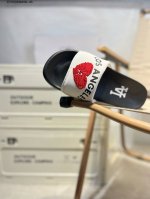 Mlb Mound Mickey Slippers With Letter Print, Korea Limited Edition, Mlb Letter A