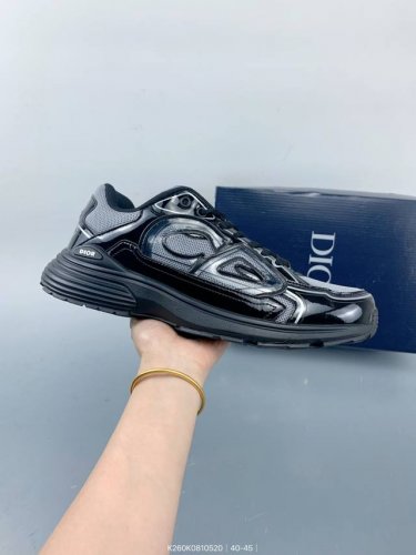 Corporate Dior B30 Mesh Low-Top Sports Casual Shoes This Series Is Made Of Black