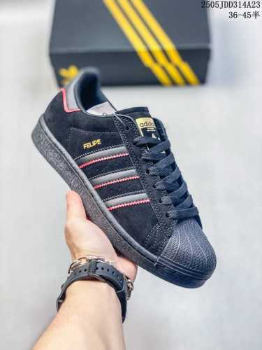 Adidas Felipe Gustavo X Adidas Originals Superstar Adv Core Black Better Scarlet