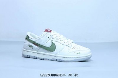 Nike Sb Dunk Low Pro Retro Low-Top Casual Skateboarding Shoes Stussy Product Cod