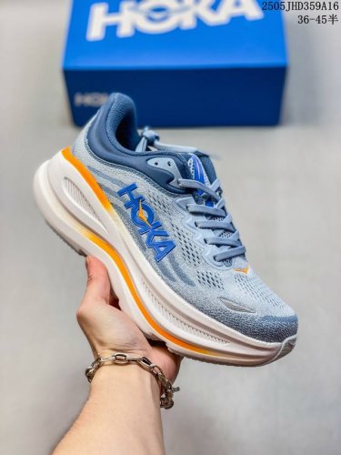 hoka One One Bondi 9 Functional Cushioning Running Shoes The Upper Part Is Ma