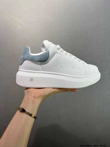 Italian Luxury Brand - Alexander Mcqueen Oversized Exaggerated-Sole Suede Leathe