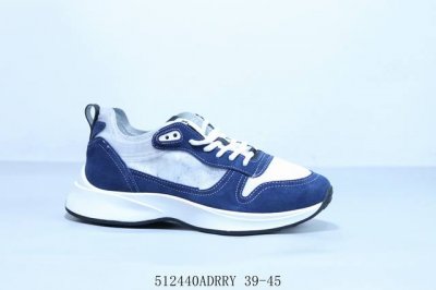 dior Dior Mesh Fabric Retro Thick-Soled Lace-Up Casual Mid-Top Sneakers For M