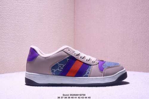 Genuine Label Gucci Distressed Screener Sneaker Nostalgic Version Original Old G
