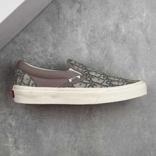 Local Core Private Vans Class Slip On X Dior Joint Classic Low-Top Sports Slip-O