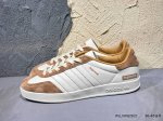 ad Gazelle Indoor Trainers Supreme Collaboration---Creamy White And Brown Ori