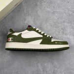 Local Core Private Champion X Travis Scott X Air Jordan 1 Low Champion X Aj1 Low