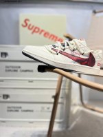 Corporate Grade Top Layer Leather Supreme X Jordan Air Jordan 1 Low Aj1 Low Top