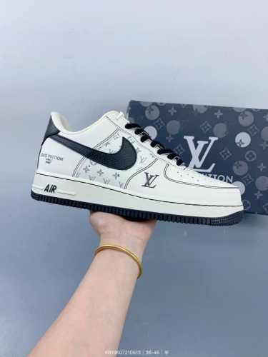 Company-Grade Nike Air Force 1 '07 Low Lv Collaboration White/Black Air Force On